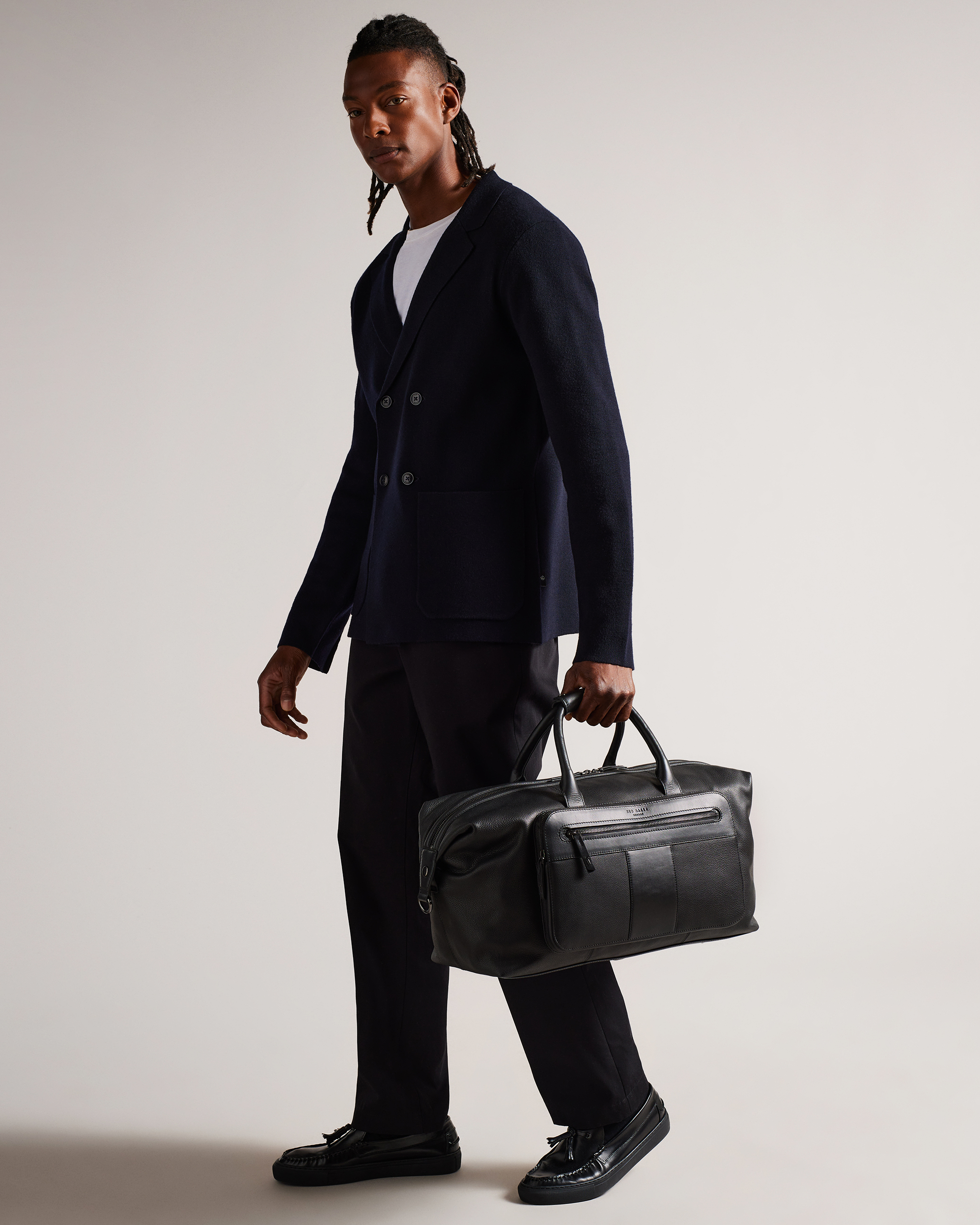 Mens Bags Duffel bags and weekend bags Ted Baker Synthetic Foldaway Holdall in Black for Men 