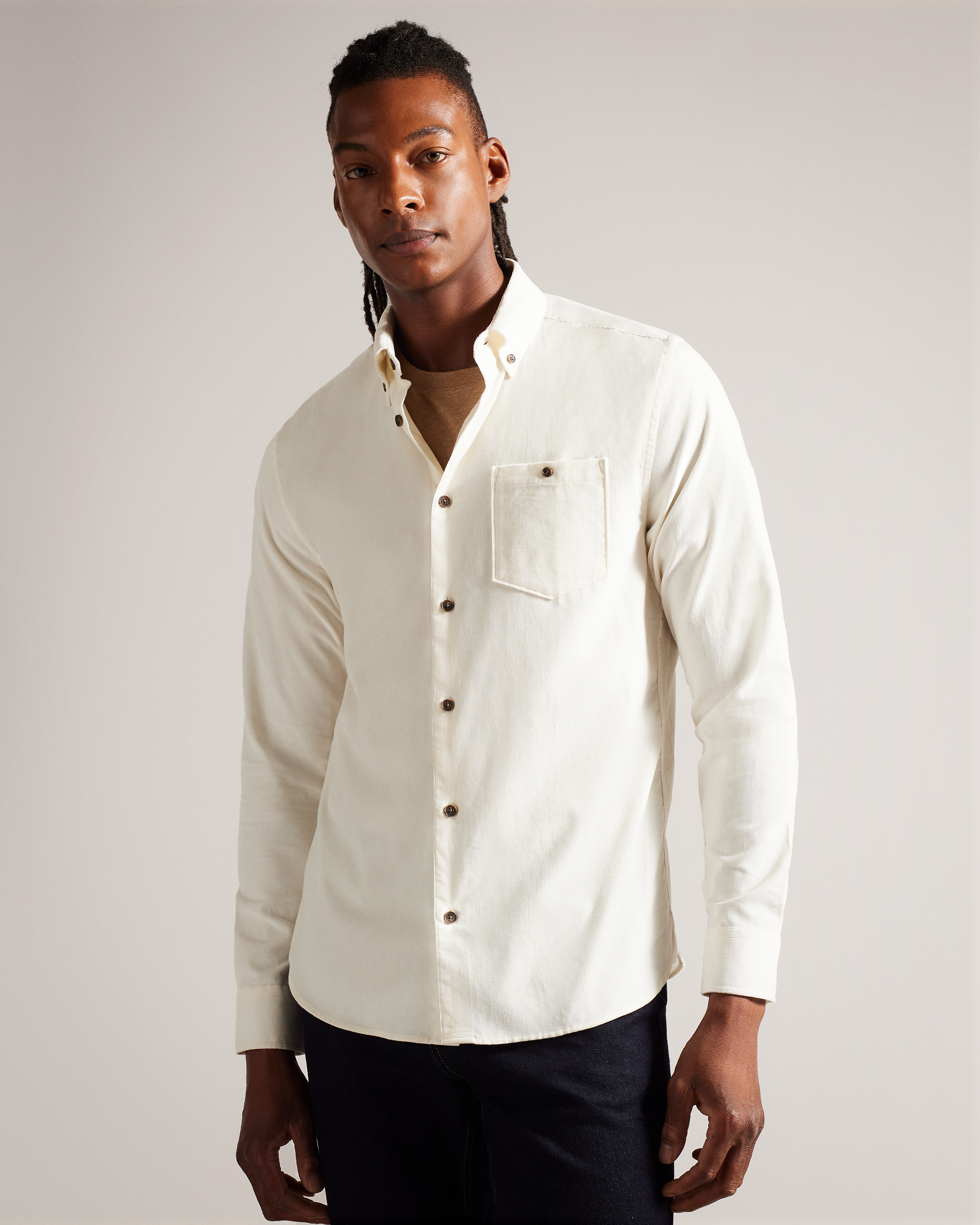 LECCO - ECRU | Long Sleeved Shirts | Ted Baker ROW