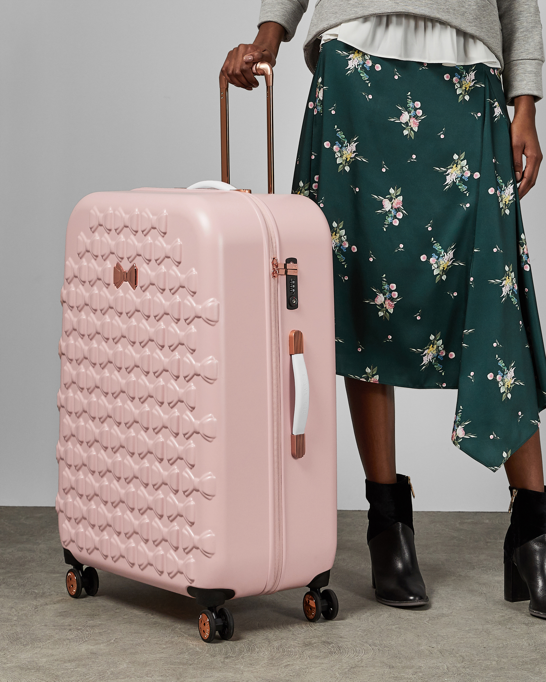 pink suitcase womens