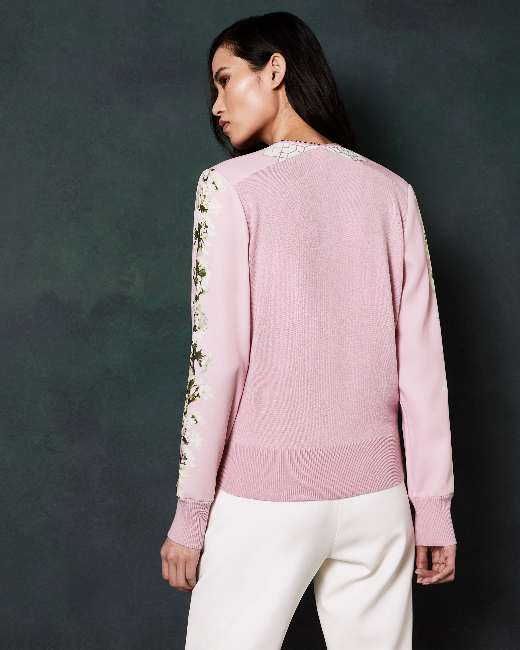 Ted Baker London Indiah Peony Pink Jumper Sweater No label 