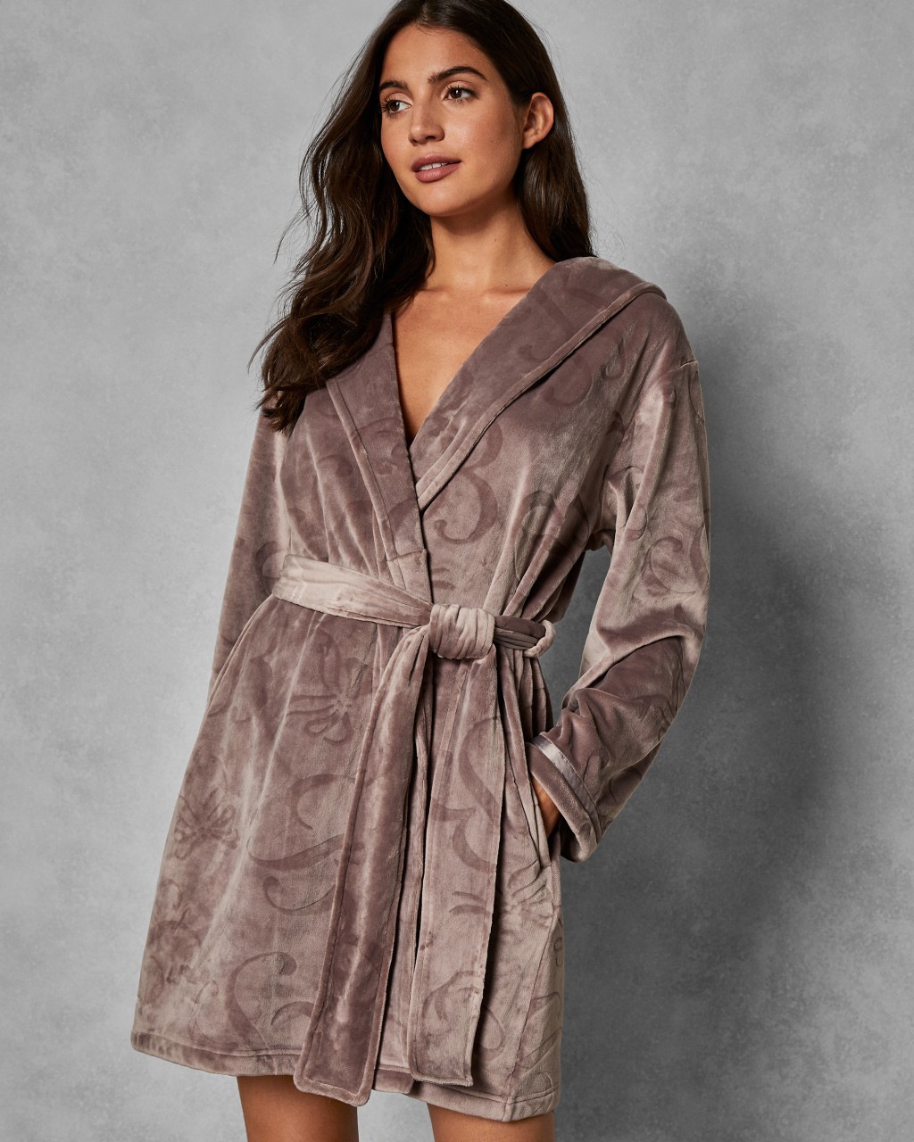 ted baker embossed dressing gown