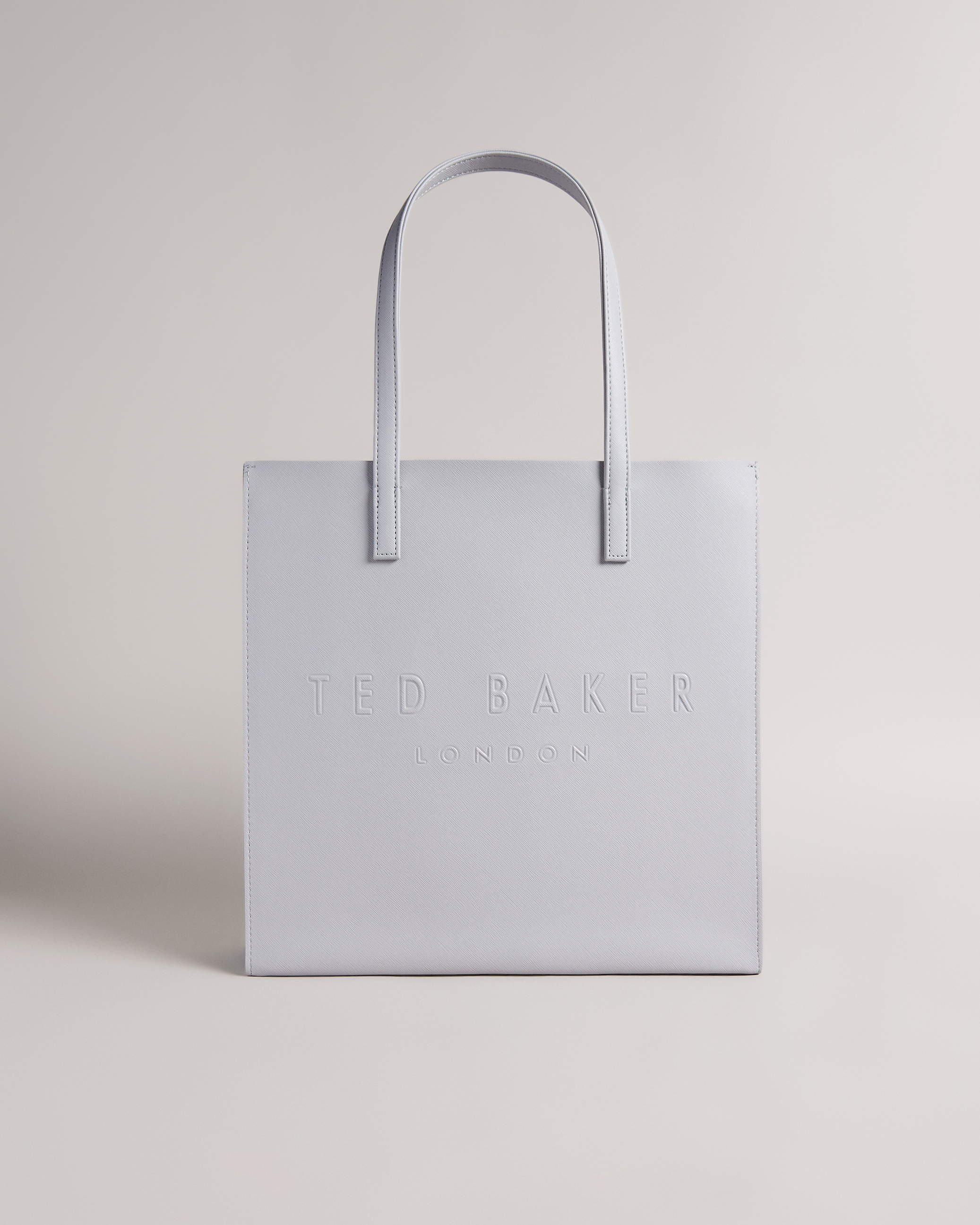 Crosshatch large icon bag - Light Grey | Ted Baker AU