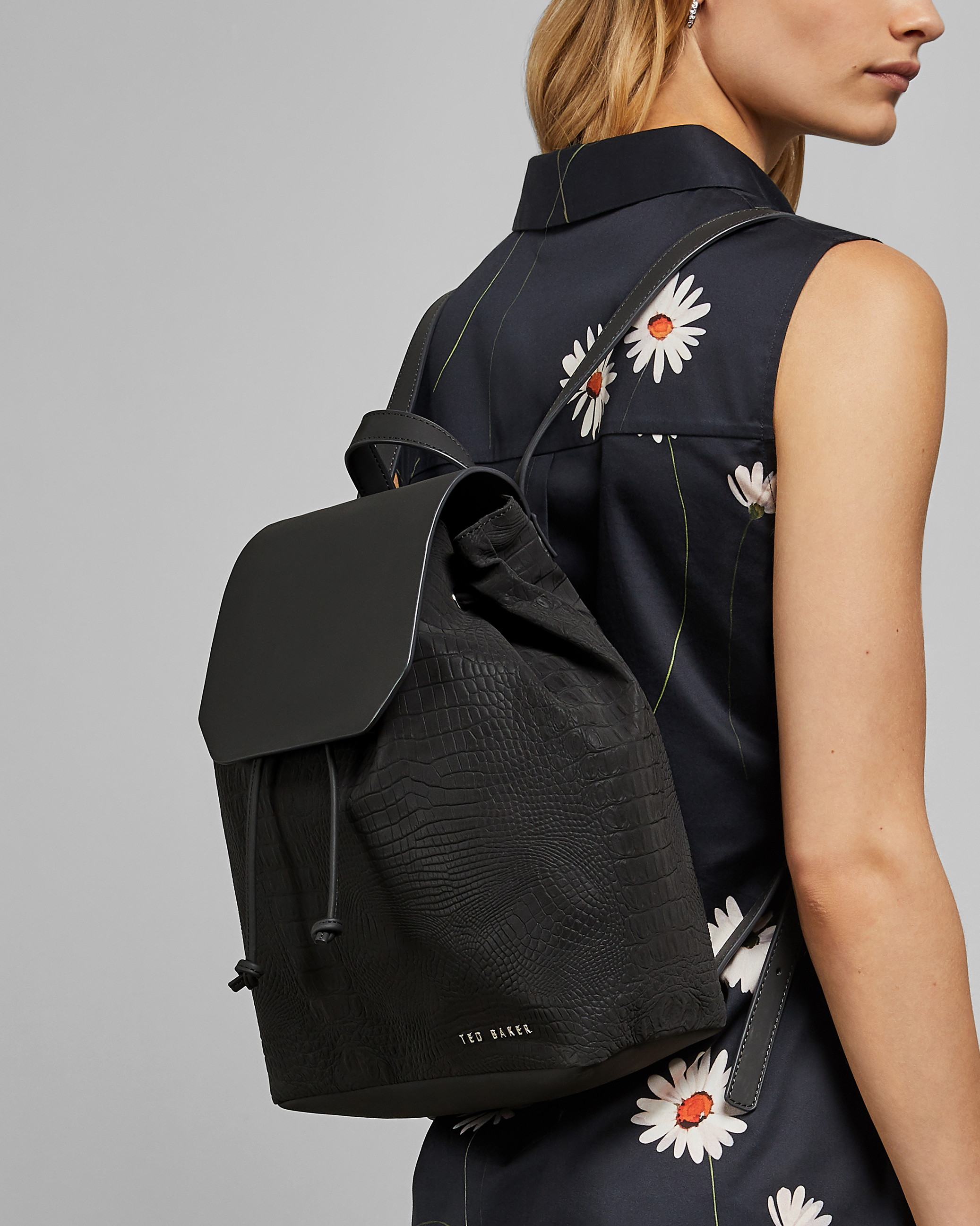 ted baker croc backpack