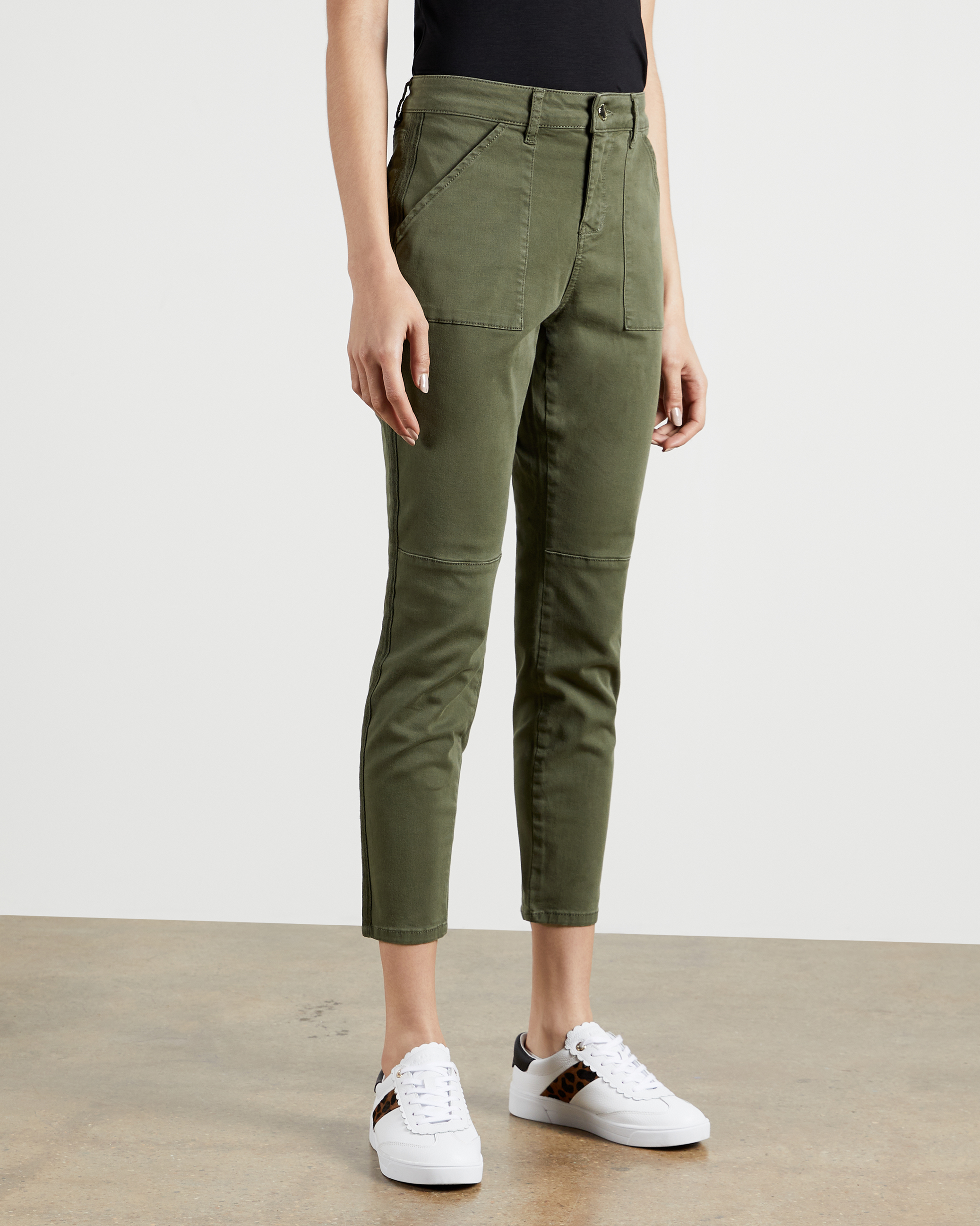 womens olive skinny jeans