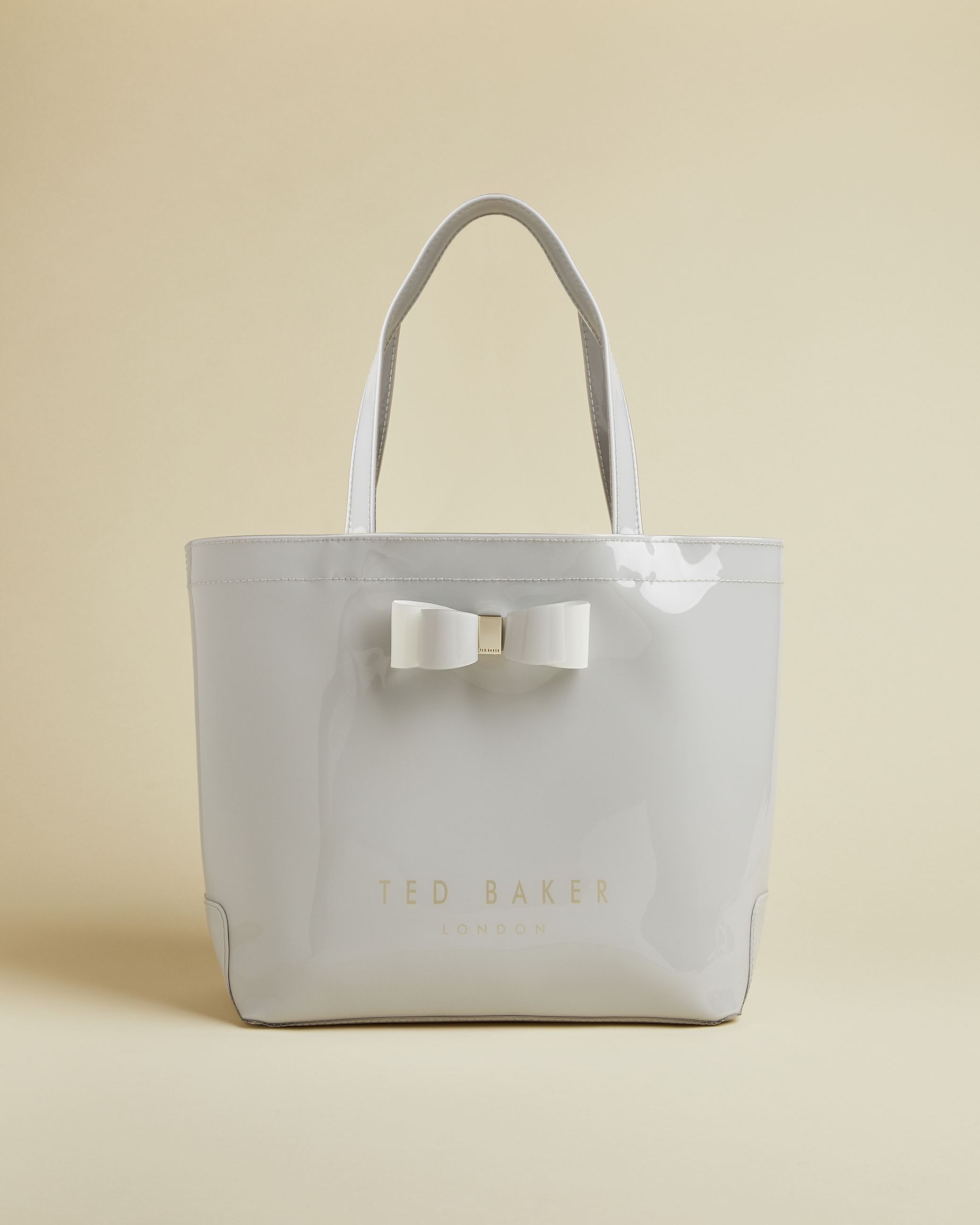 Bow detail icon bag - Grey | Bags | Ted Baker ROW