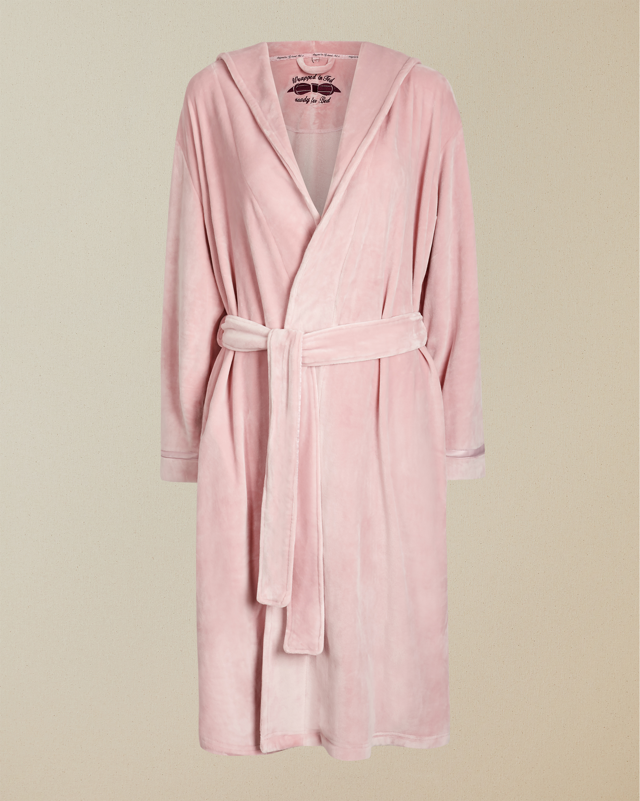 ted baker grey hooded dressing gown