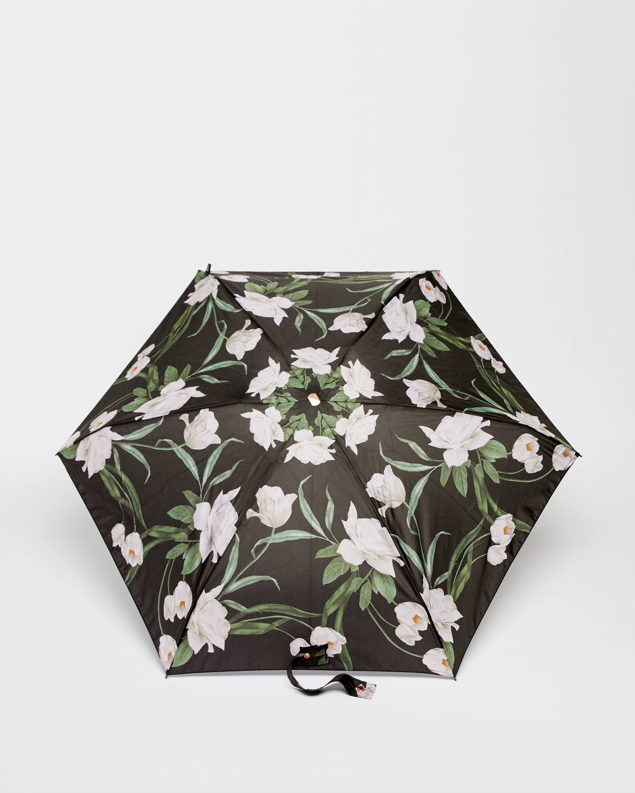 tedbaker.com | ELDERIA Elderflower small umbrella - Black