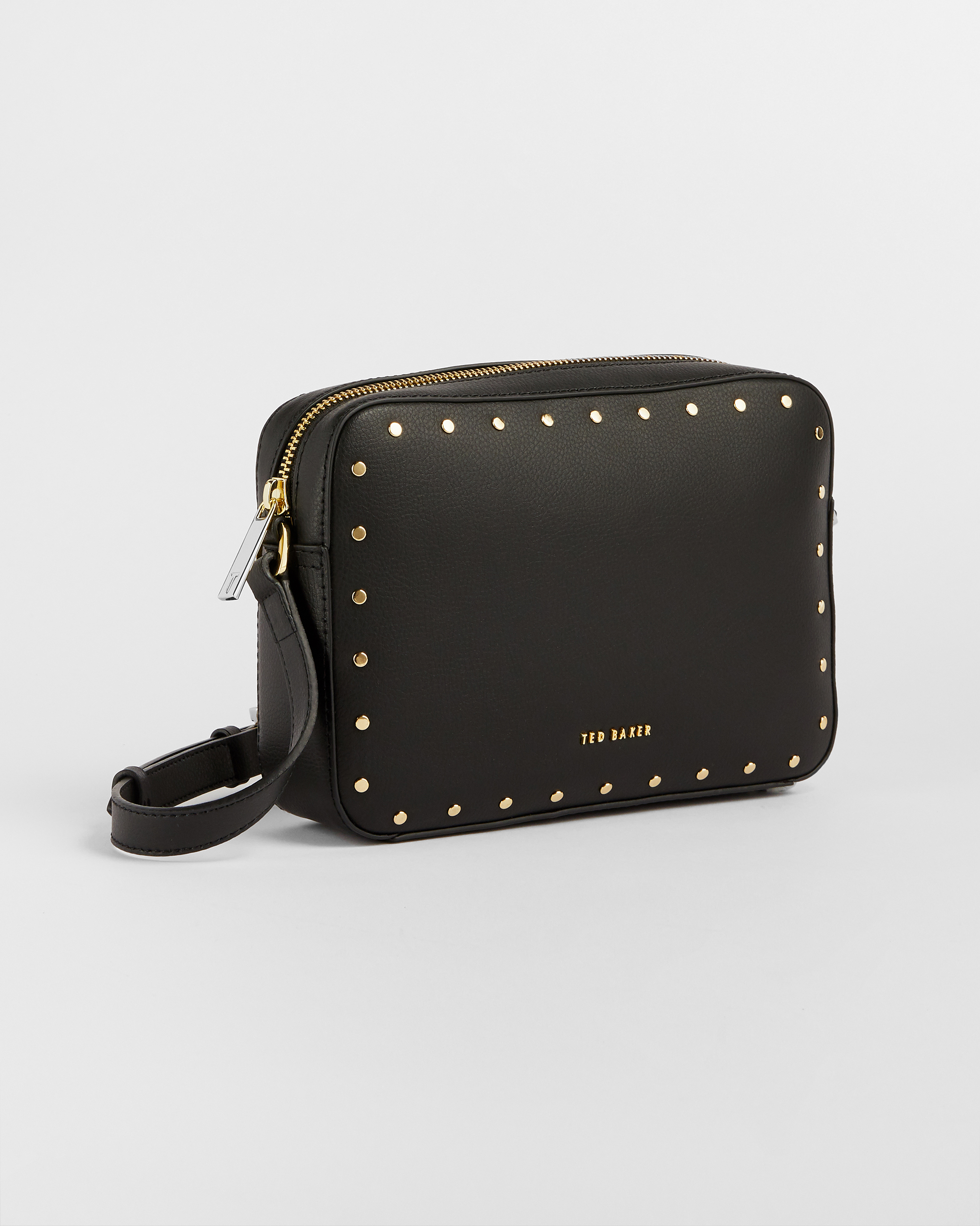 ted baker black studded bag