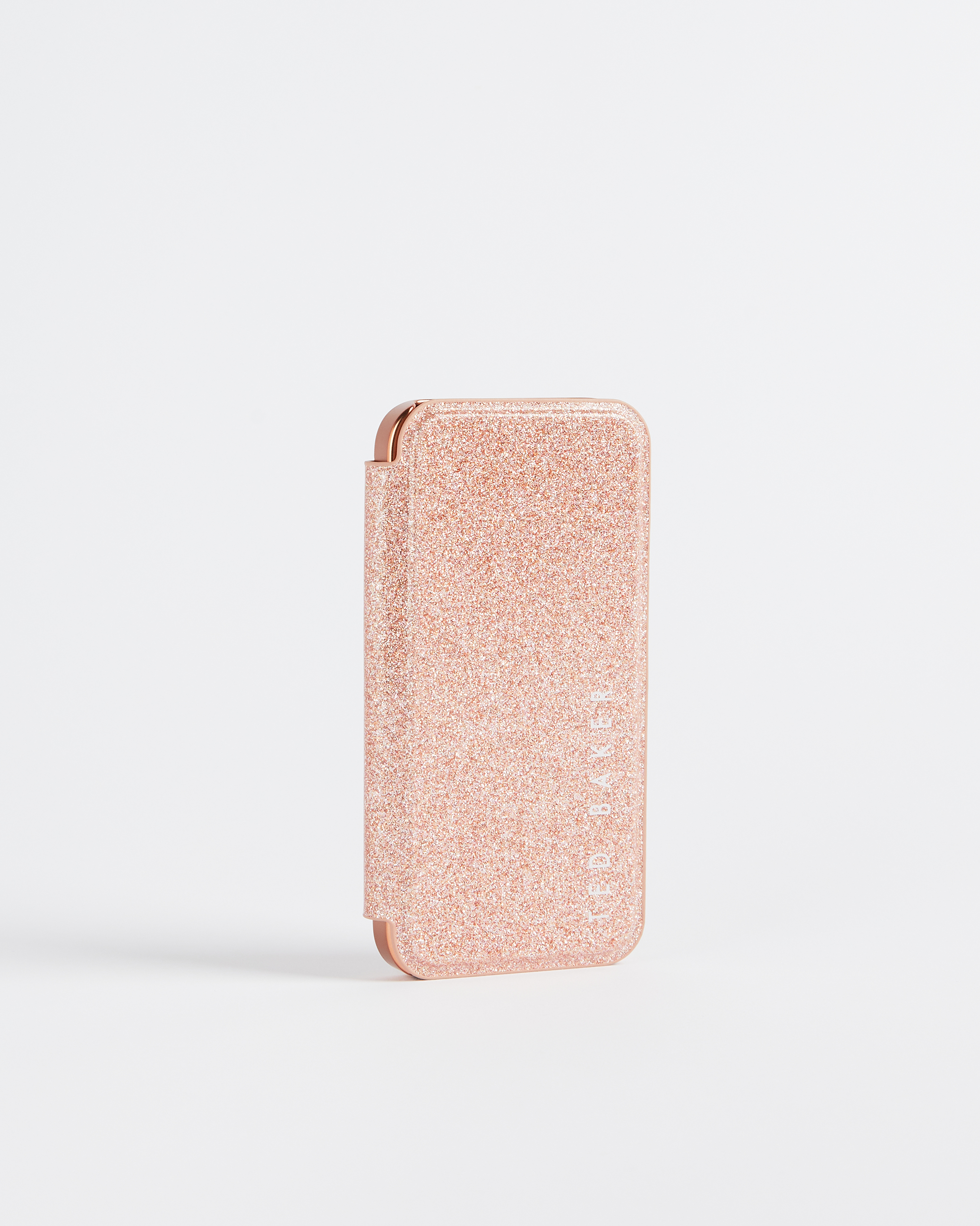 Glitter Iphone 12 Mini Mirror Case Baby Pink Tech Accessories Ted Baker Row
