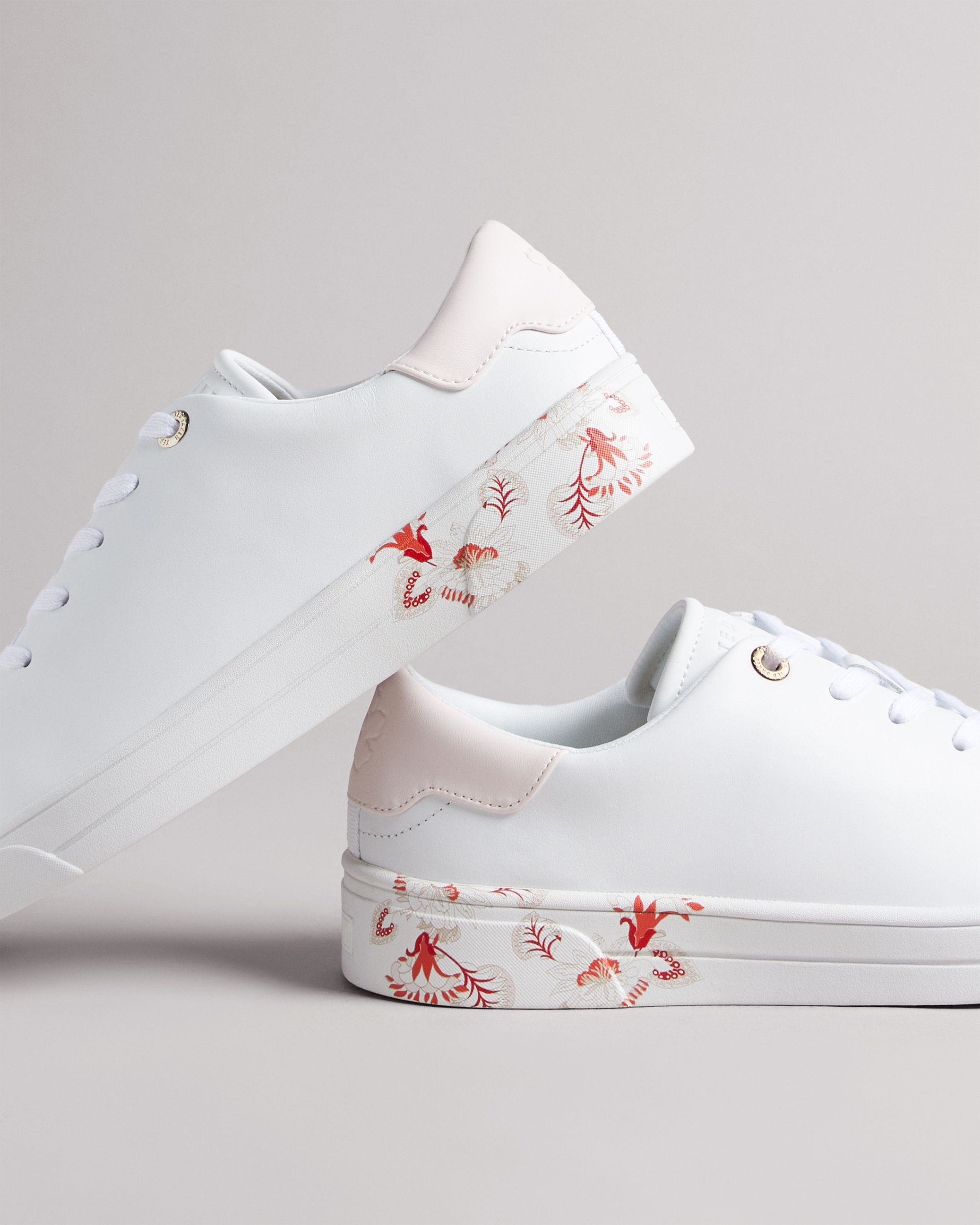 ted baker white sneakers womens