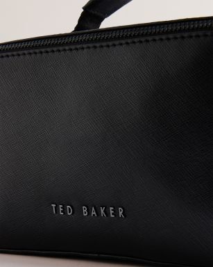 Ted Baker Sandalwood Evalyn Makeup Cosmetic Bag Black Floral Toiletry Case