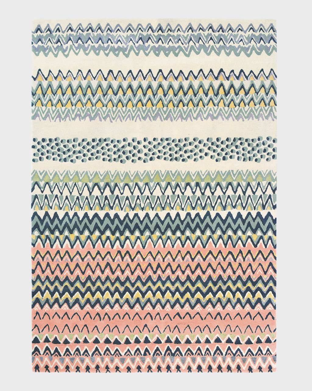 Zigzag Pattern Medium Rug