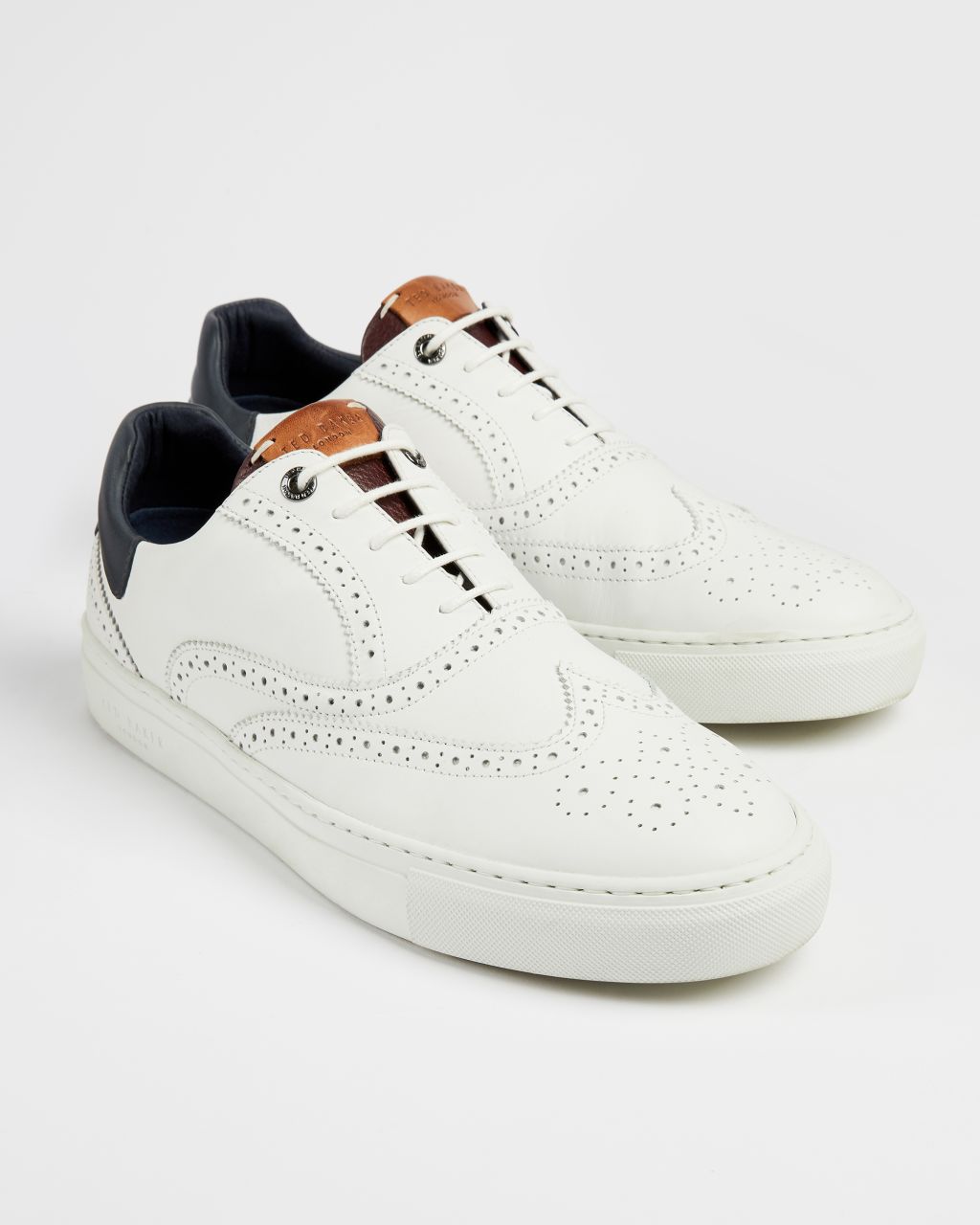 Leather Brogue Trainers