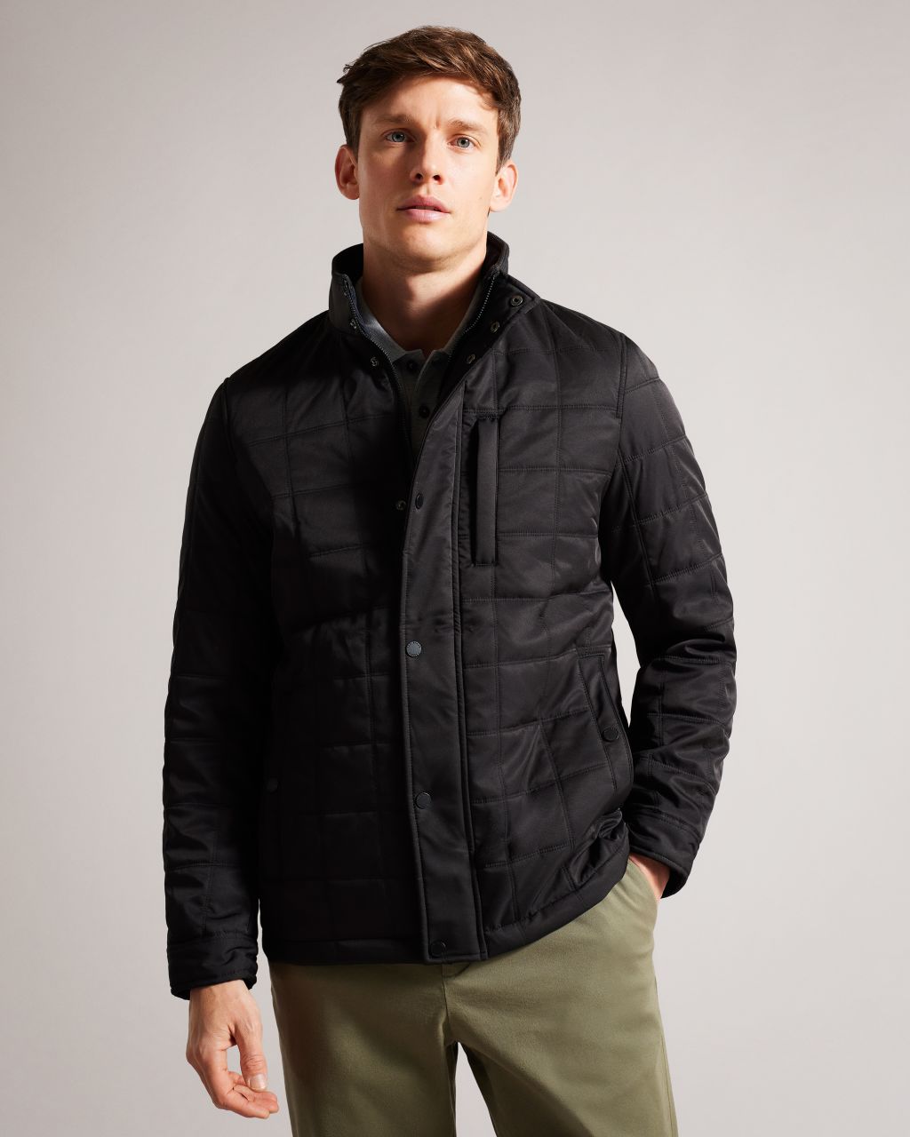 Men's Quilted Jacket in Black, Humber product