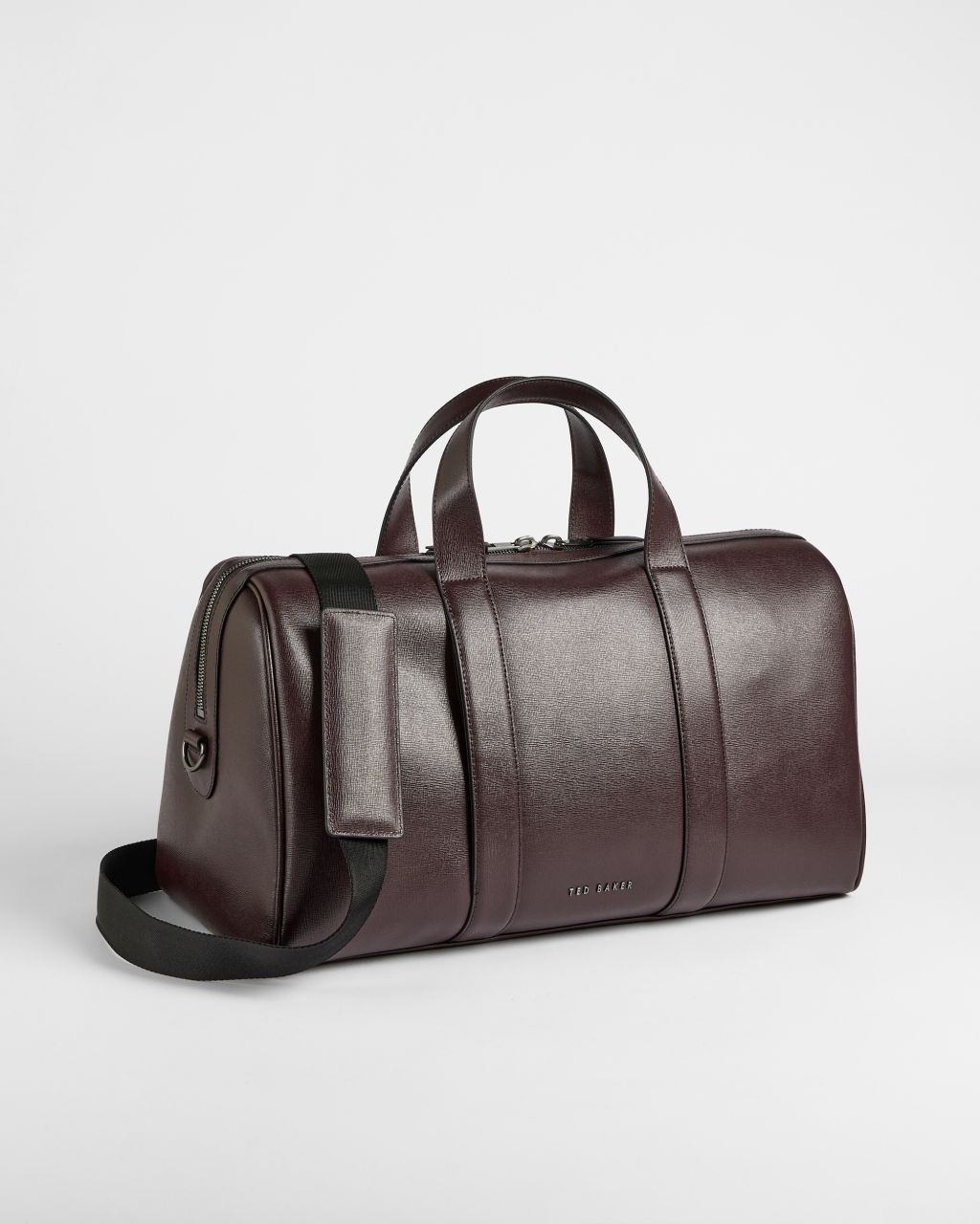 Ted Baker Men's Saffiano Leather Holdall Bag In Brown, Fidick