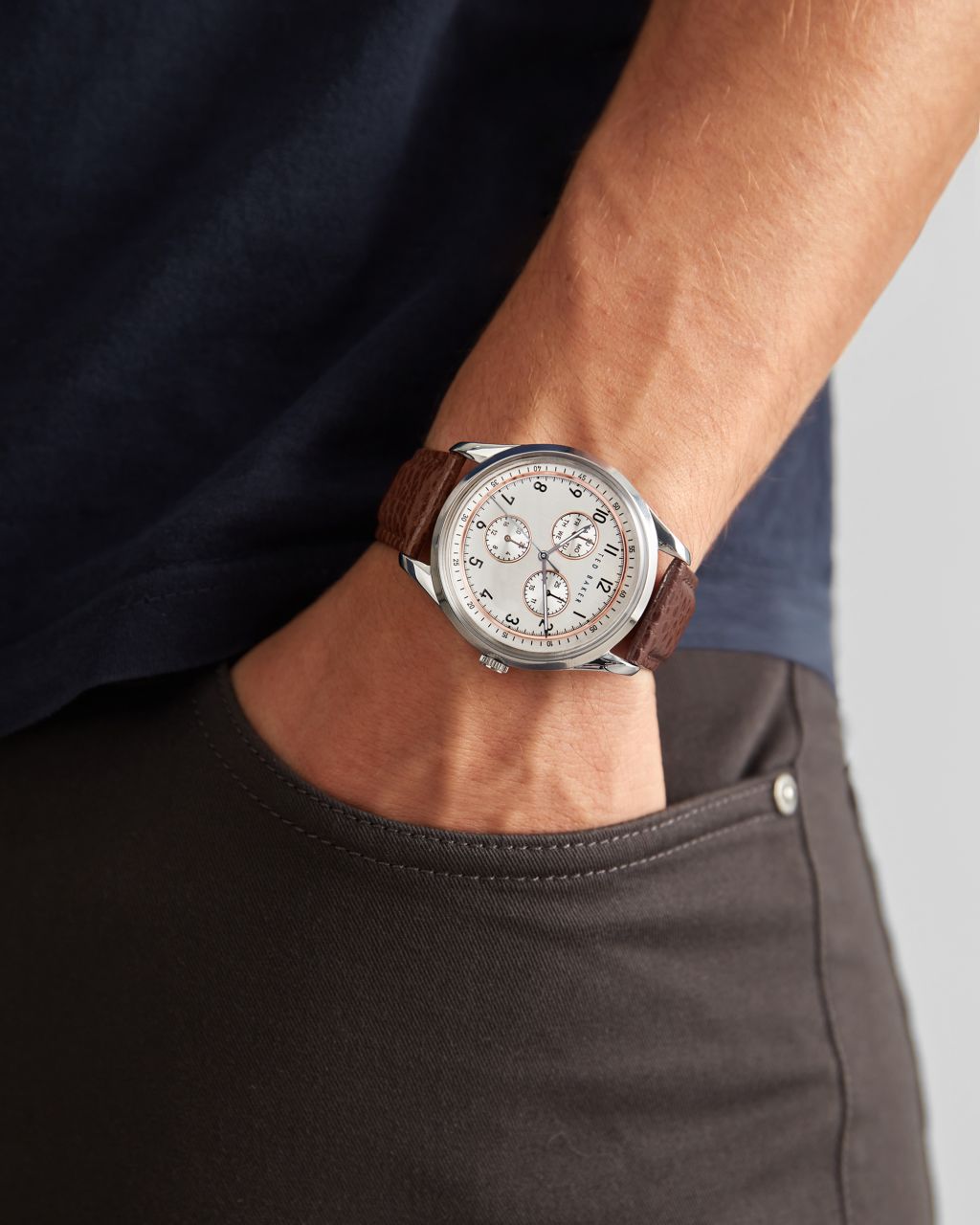 Ted Baker - Bkpdqs104 leather strap watch