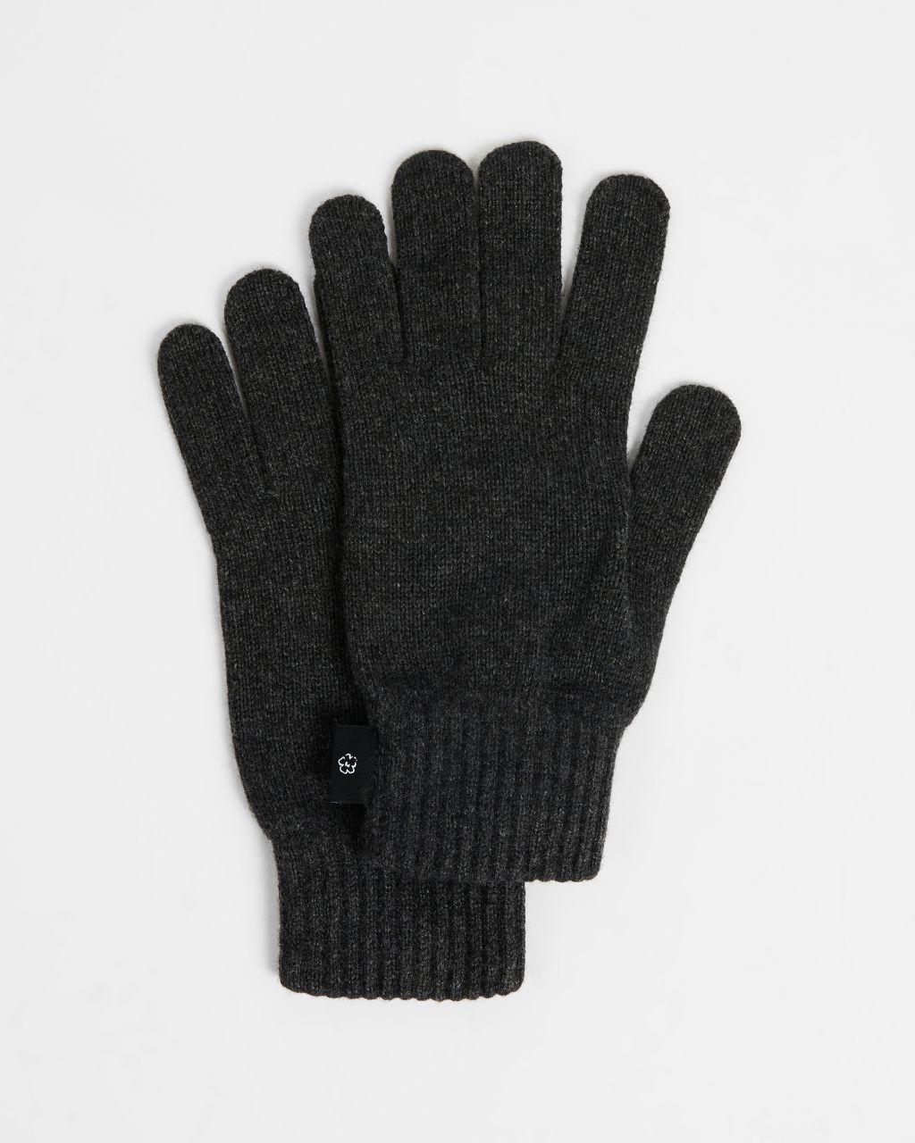 Ted Baker Men's Jersey Stitch Gloves In Grey, Bertt