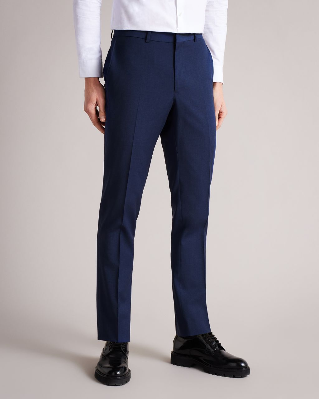 Slim Fit Plain Suit Trouser