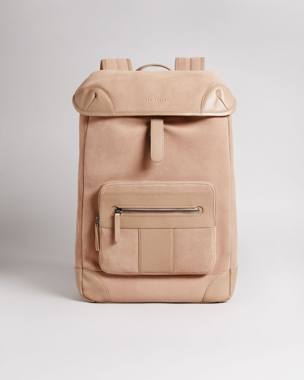 Men's Suede T Backpack in Natural, Tyson, Leather