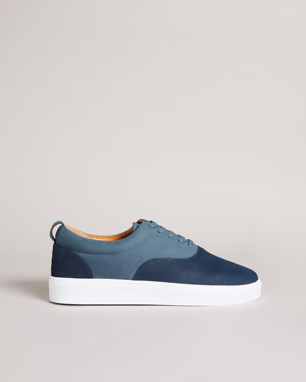 Ted Baker Men's Nubuck Casual Trainers in Blue, Shaunn