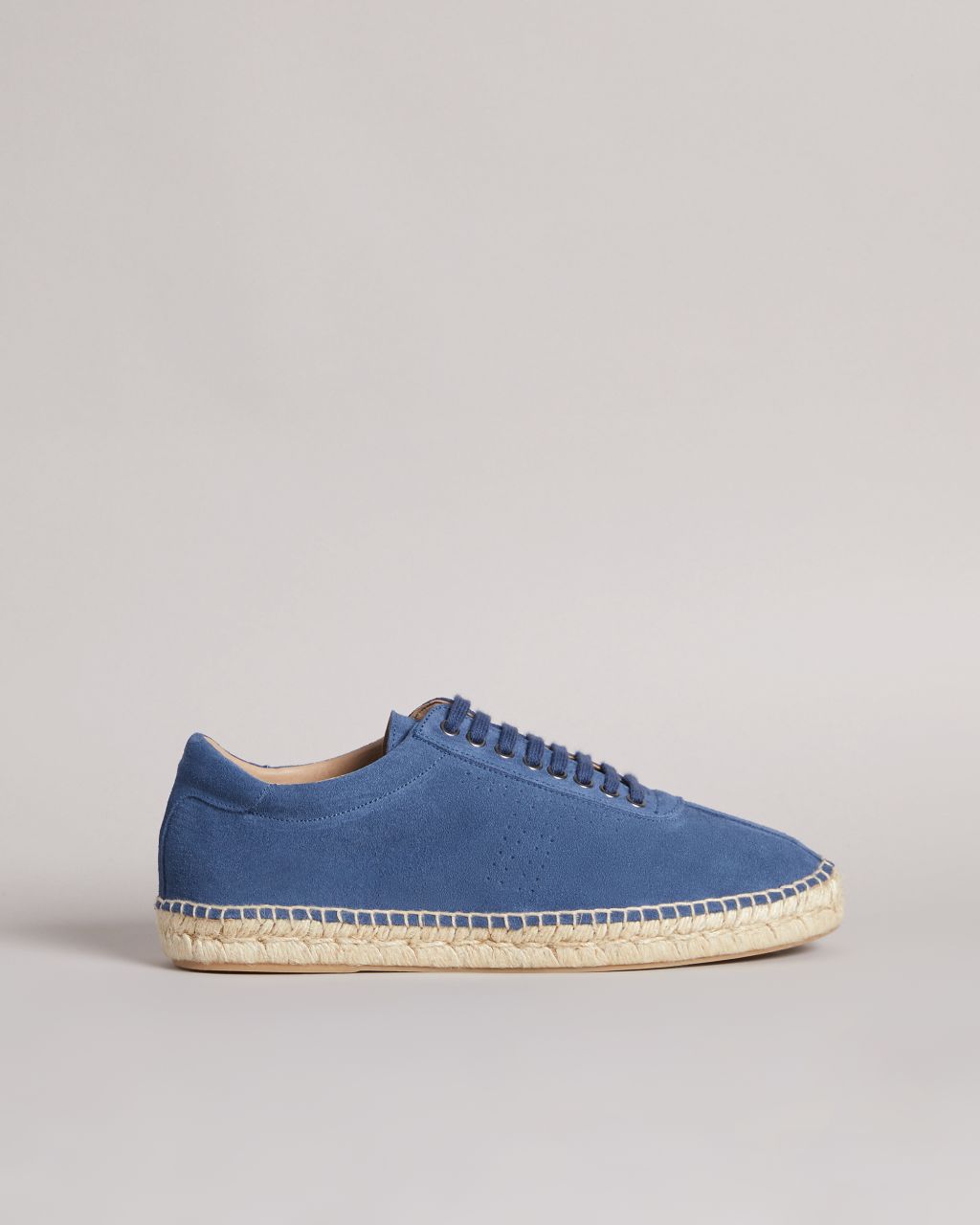Ted Baker Men's Espadrille Trainers in Blue, Antonn, Leather