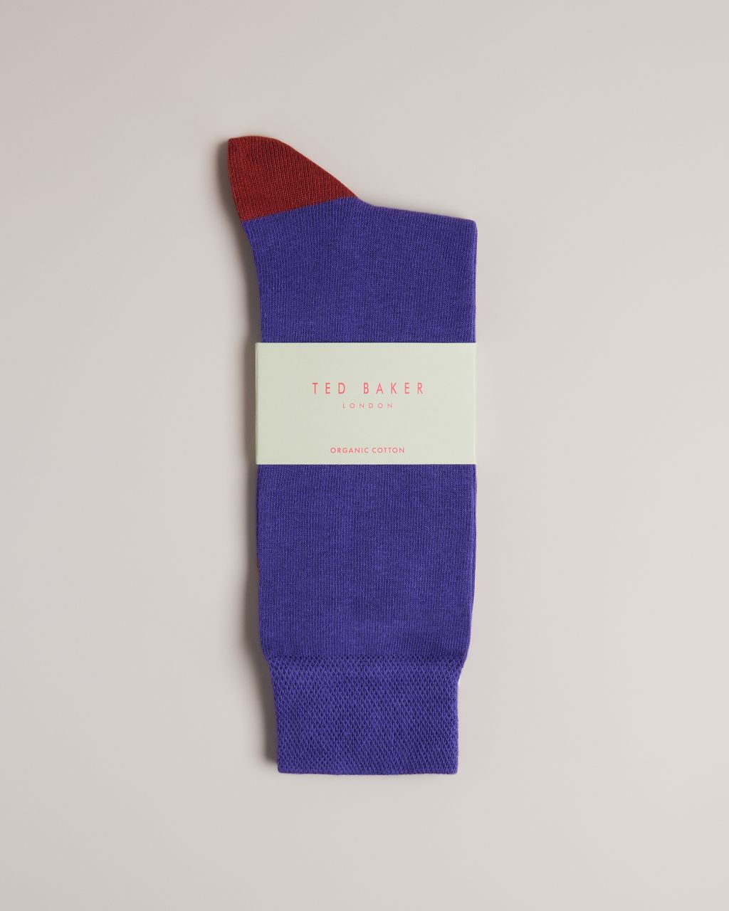 Ted Baker Men's Plain Sock in Medium Blue, Clasic