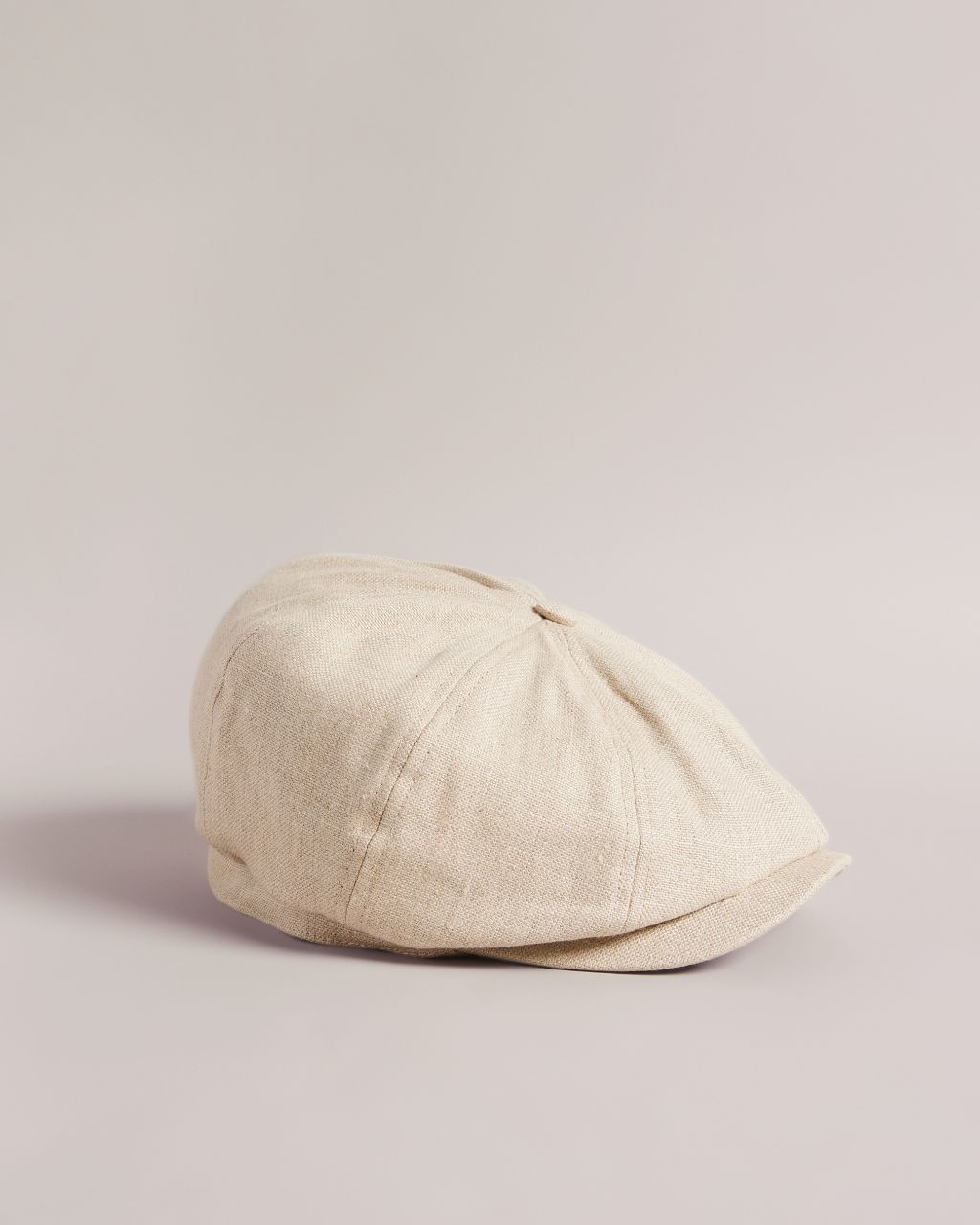 Ted Baker Men's Linen Baker Boy Hat in Ecru, Heber