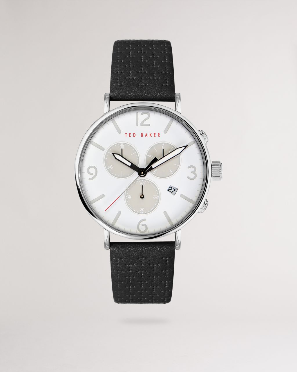 Men's Laser T Leather Strap Watch in Black, Sumer product