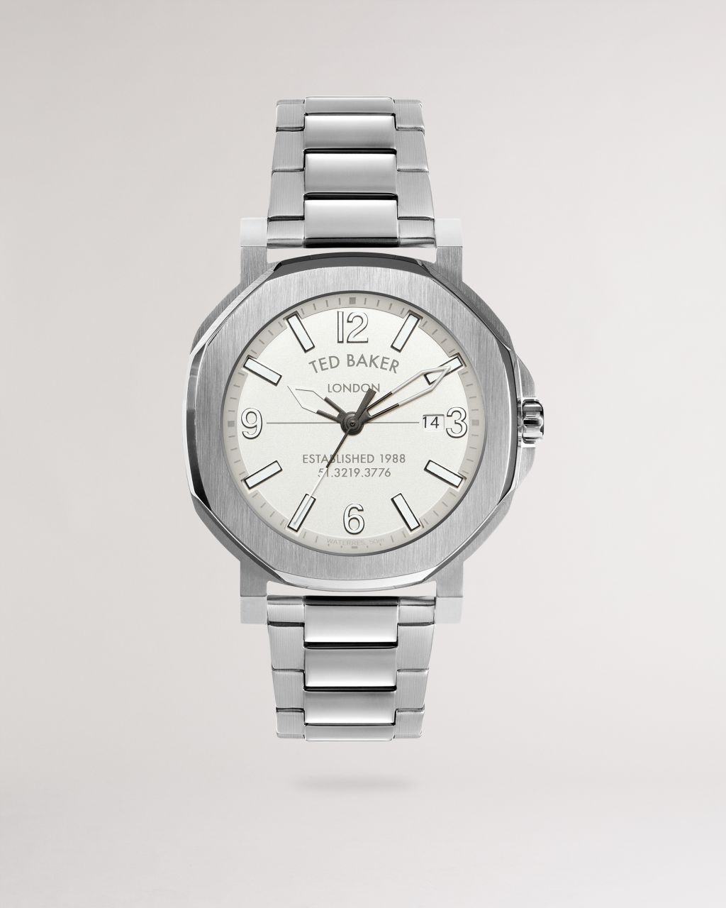 Ted Baker Men's Bracelet Watch in Silver Color, Yestdy