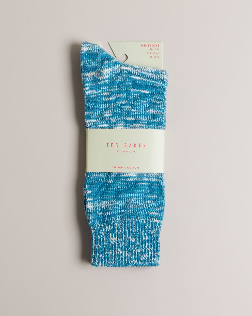 Men's Twisted Yarn Hiking Socks in Blue, Foggie