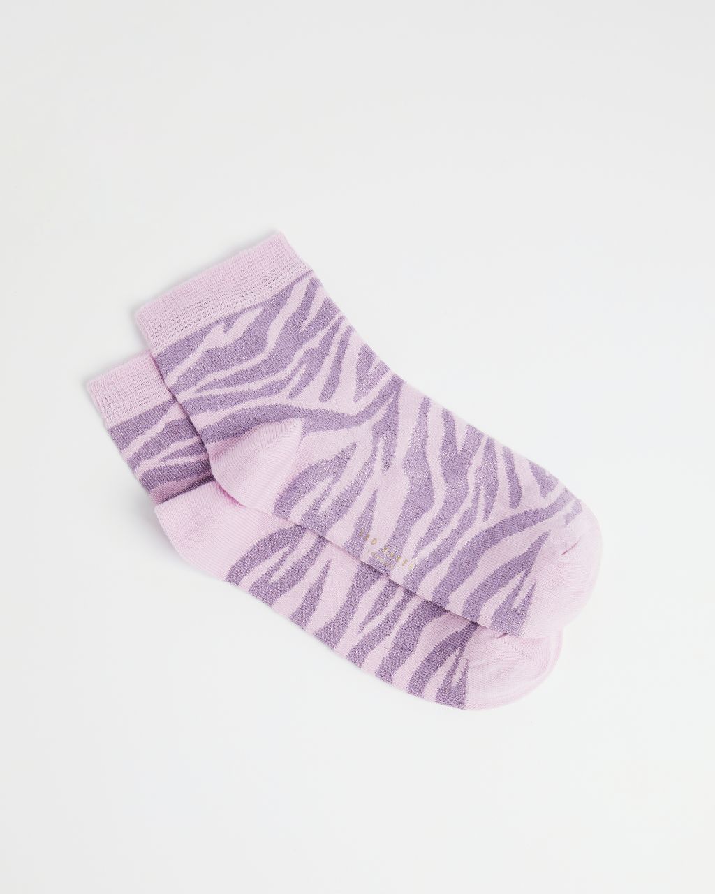 Zebra Lurex Sock