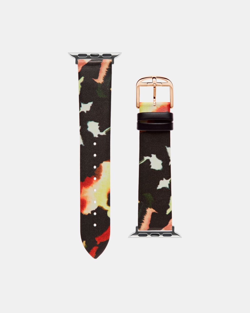 Ted Baker Women's Printed Apple Watch Strap, Sanso, Leather