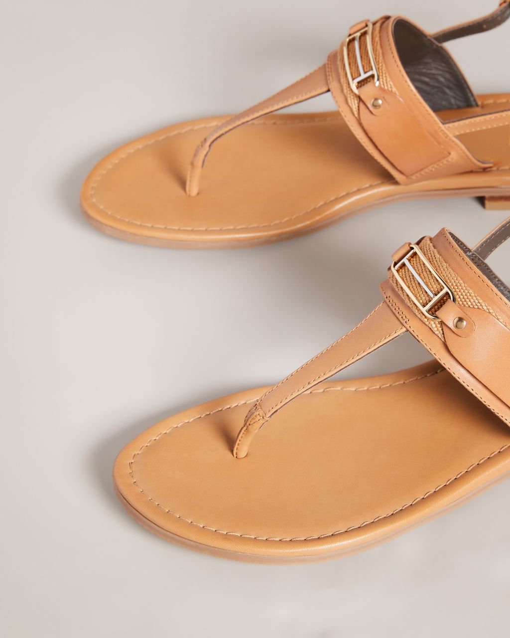 Leather Toe Post Flat Sandal product