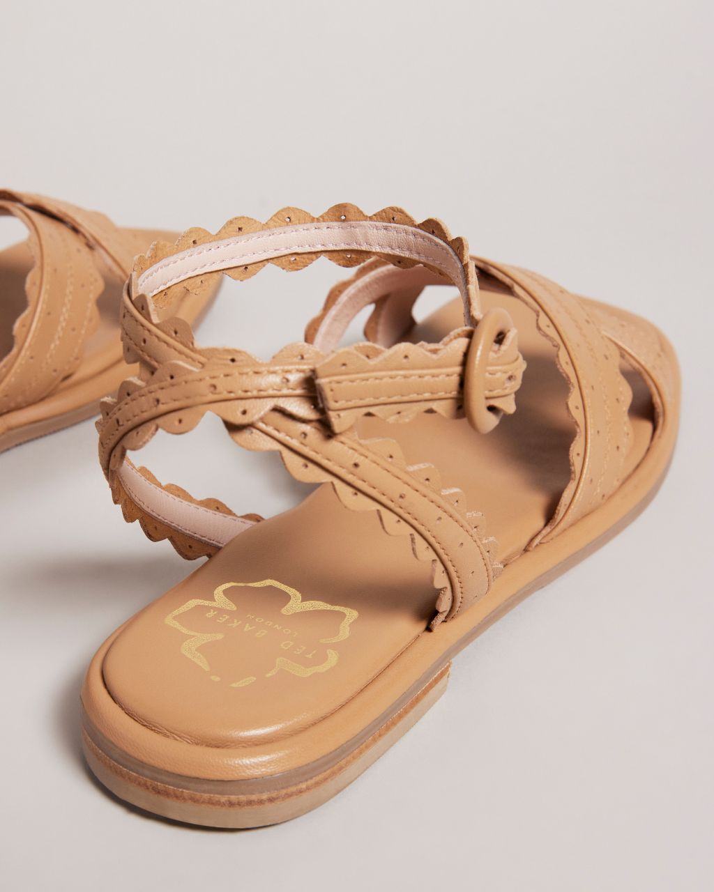 Scalloped Flat Sandals product