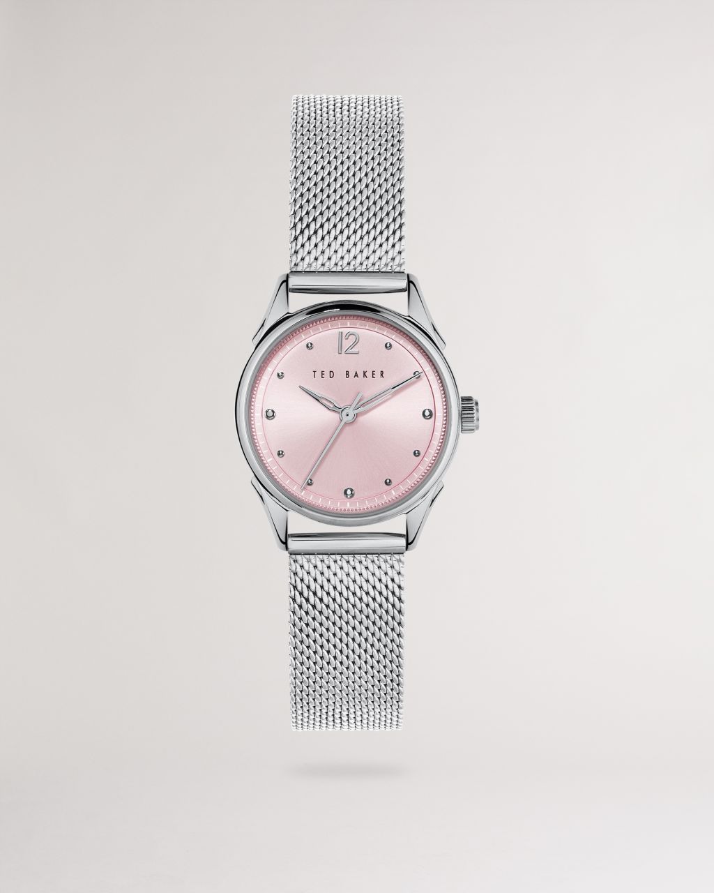 Ted Baker Women's Mesh Strap Watch in Silver Color, Lucyii