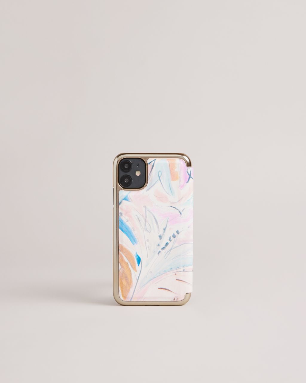 Women's Art Print Iphone 11 Mirror Case in Light Pink, Salip product