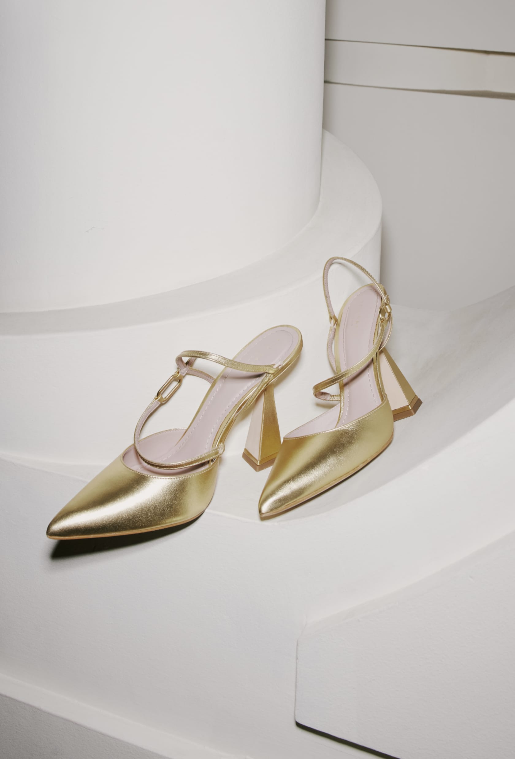 Womens gold heels