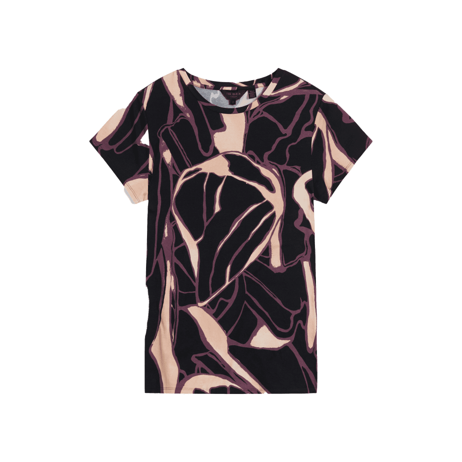 Women's Abstract Fitted T-Shirt