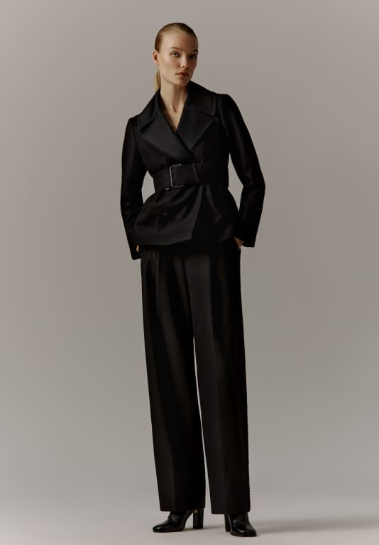 women's black suit