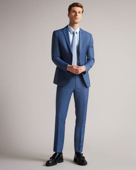 Man in blue suit