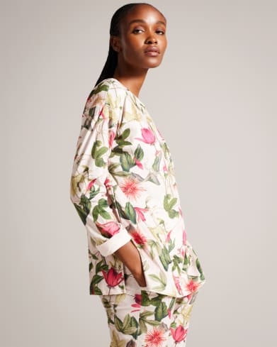 Women's floral pyjamas