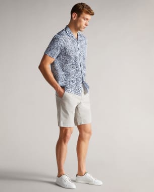 Men's Light Grey Chino Shorts
