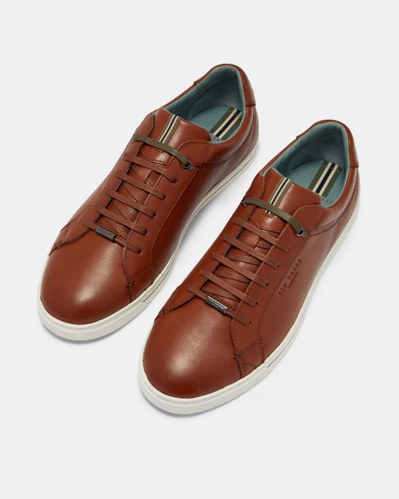 ted baker thawne leather trainer