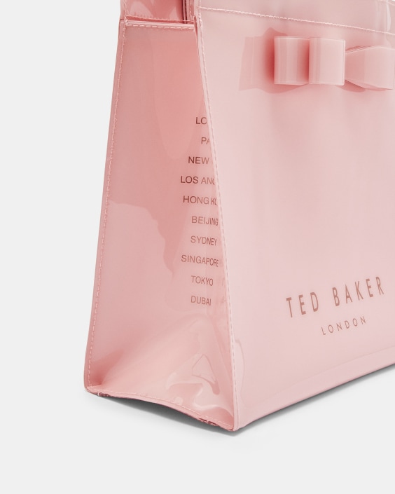 ted baker pink plastic bag