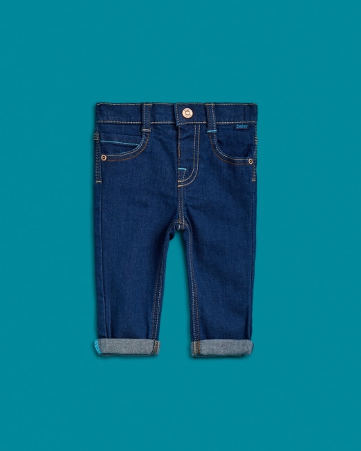 Dark blue cotton jeans - Dark Blue 