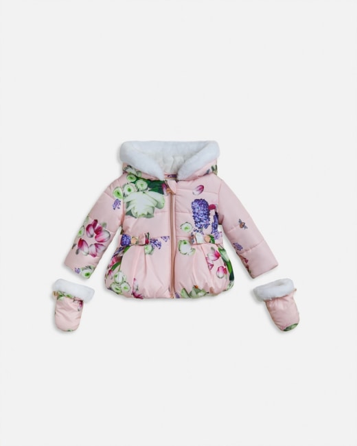 Kensington Floral coat - Pink | Baby 