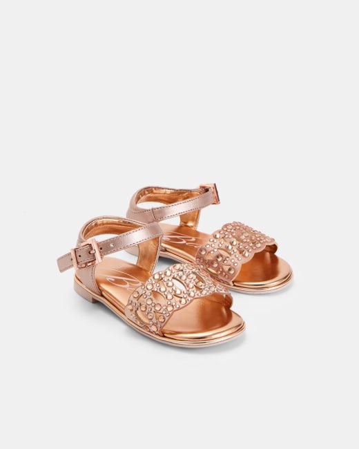 Gem detail sandals - Dusky Pink | All 