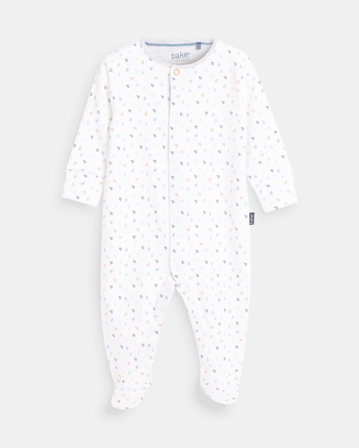 ted baker letter sleepsuit