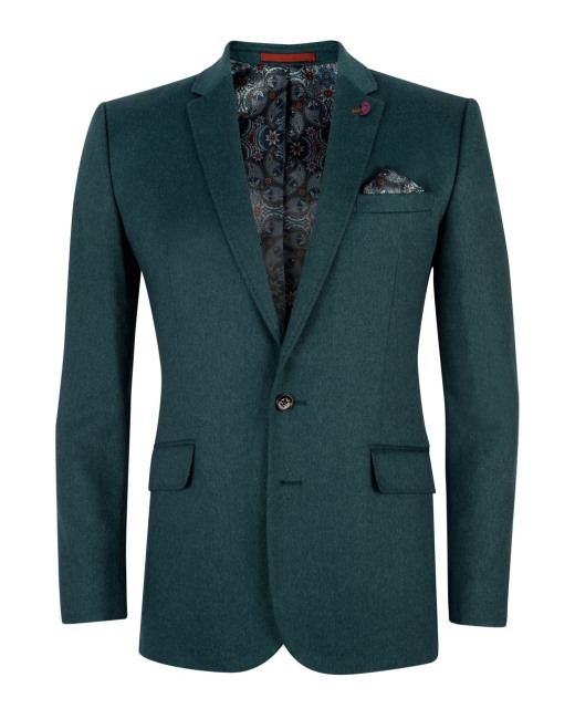 Mos Mainstream verlegen Refined suit jacket - Teal | Suits | Ted Baker