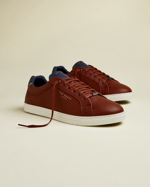 Soft leather sneakers - Tan | Sneakers 